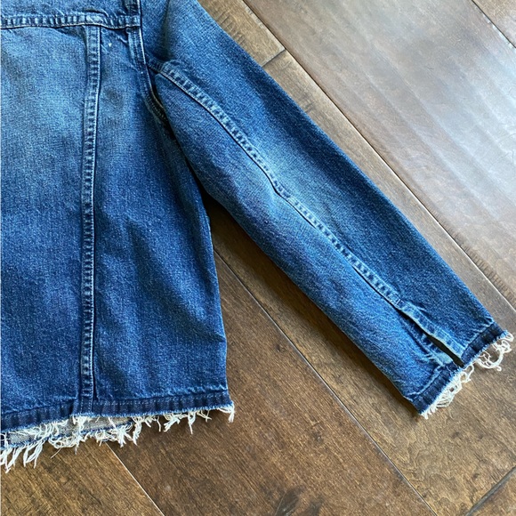 AMO Lola denim jacket NWT, Size XS, Med Blue Wash - Picture 13 of 16